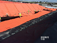 August 2015 - Placement of geotextile along Kellogg Street properties