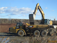 December 2015 - Loading clean fill for use in utility corridor