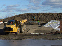 December 2015 - Placement of clean fill in open space area utility corridor