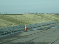 December 2016 - North slope at SA6 South open space area showing completed erosion control