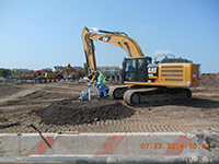 July 2014 - Placing backfill