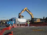 June 2015 - Loading of materials for offsite disposal