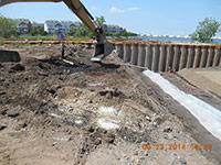 June 2014 - Excavation activities continue