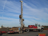 June 2016 - Installing monitoring wells on former Jersey City properties