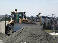 March 2016 - Grading structural fill in future utility corridor