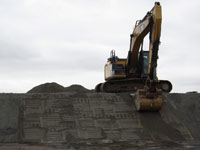 May 2016 - Compacting structural fill in future utility corridor