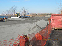 November 2014 - Restoration of area along Droyers Cove