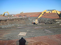 November 2014 - Excavating along Kellogg St.