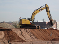 November 2015 - Grading slopes in open space area