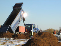 November 2015 - Unloading clean imported soils