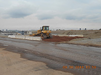 September 2014 - Constructing a new bermed area