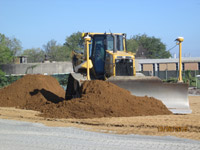 October 2016 - Grading imported clean fill on SA6 open space area