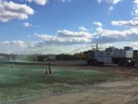 October 2016 - Hydroseeding along the eastern portion of SA6 open space area