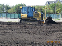 September 2016 - Grading topsoil at SA6 South open space area